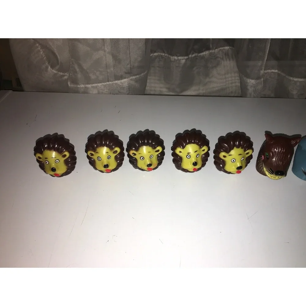 VINTAGE WIZARD OF OZ Set 15 LIGHT STRING COVERS Lion Tin‎ Man Vintage Wow!